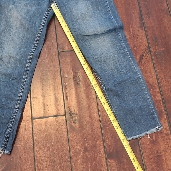 Rag & Bone Blue Dre Low-Rise Slim Boyfriend Distressed Jeans Size 27 - Picture 3 of 8